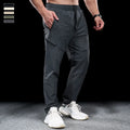 Men's waterproof quick-drying workout trousers in nylon available in Army Green, Black, Dark Gray, Khaki, and Beige colours