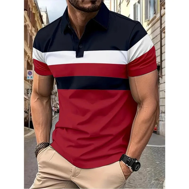 Men's breathable polyester sports jacket in sporty casual style, available in seven colours and sizes S to 5XL