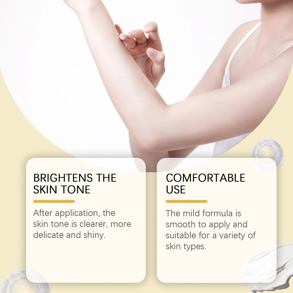 Jar of vitamin C whitening cream for skin lightening, 50g net content.
