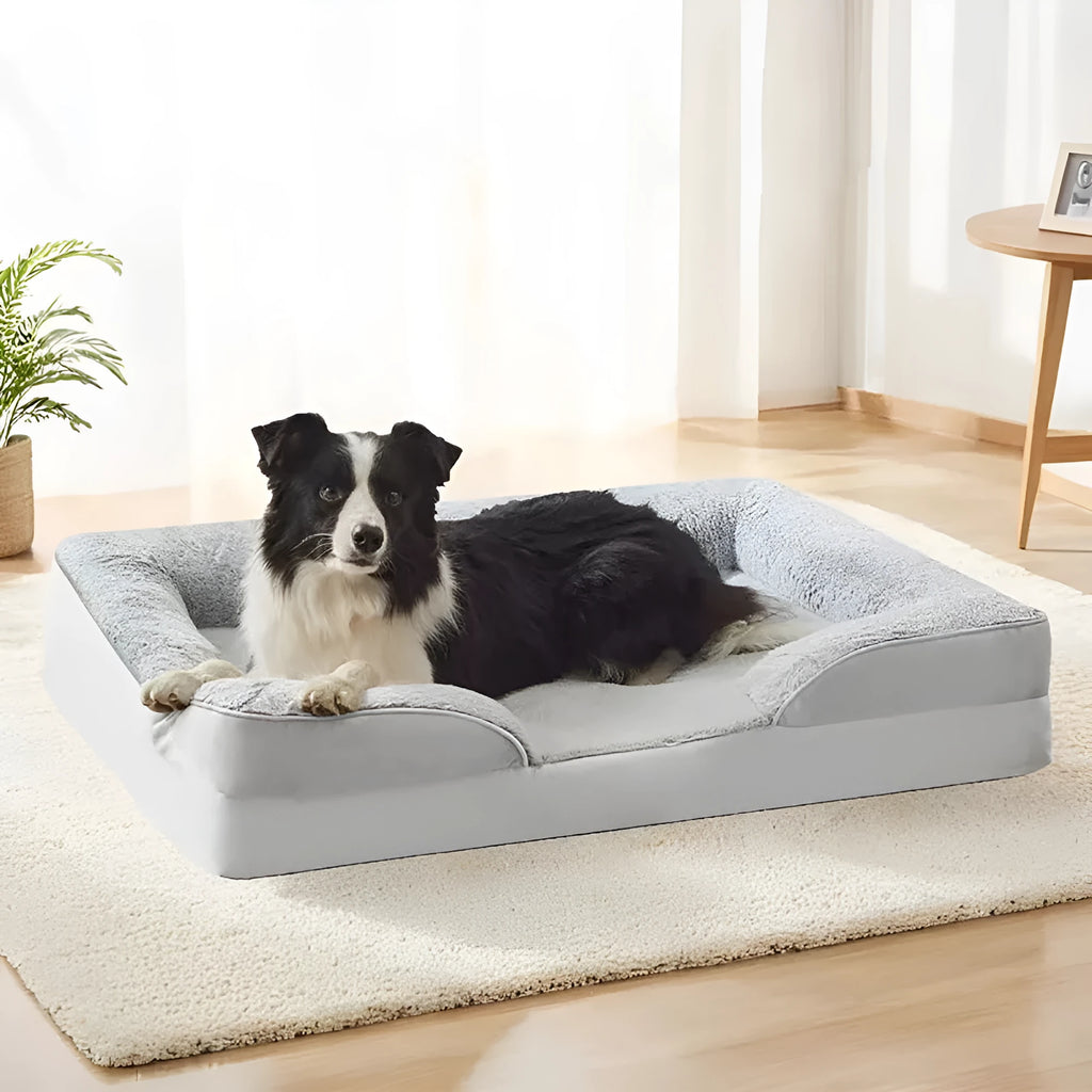 Waterproof Oxford fabric dog bed sofa mat for medium dogs cats with washable surface in L size