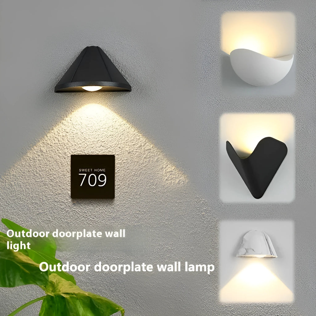Black Bird's Nest design IP65 waterproof aluminium LED courtyard lamp with warm white light.