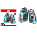 Game console handle with ALPS joystick metal ring L736 macro programming Bluetooth black through plate version