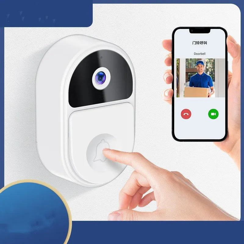 Doodle Smart Visual Doorbell V8 two-way intercom in black or white with USB charging