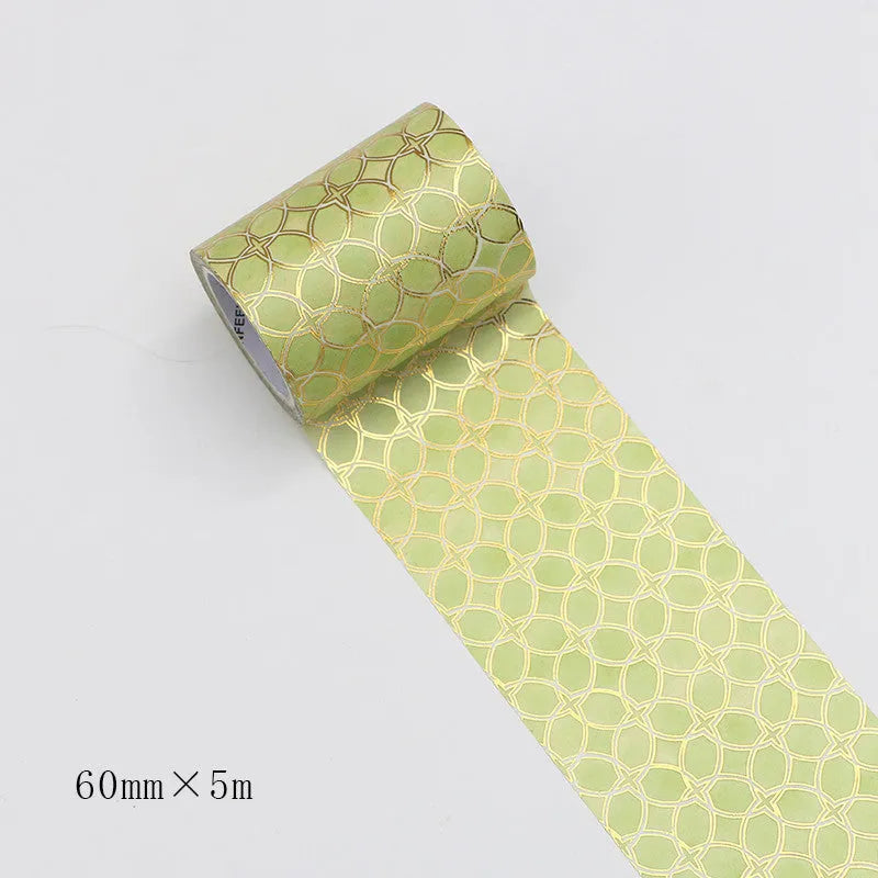 Alice in Wonderland themed bronzing decorative paper tape in multiple colour options