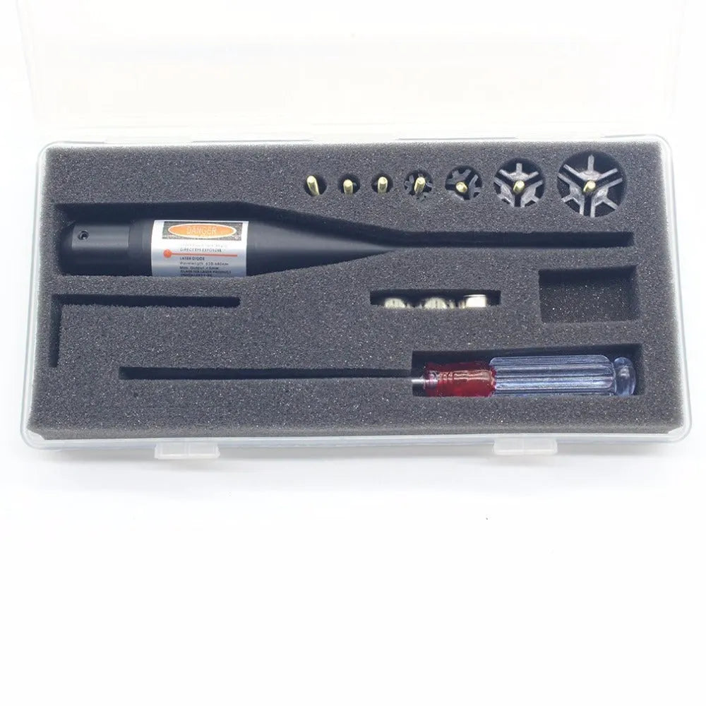 150mm no-adjustment horizontal calibrator red laser sight, 650nm 5mW, T7075 aluminium alloy, black anodized, 19mm head