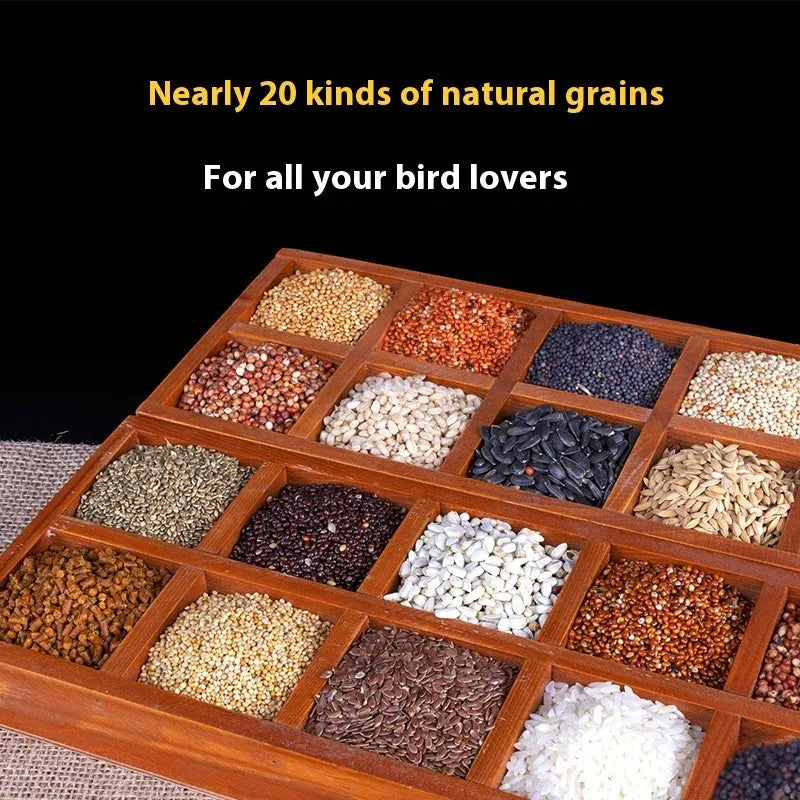Birds Freddie Wong Mixed Grain With Shell Parrot Food 500g bag with seed mix ingredients list