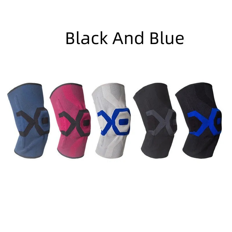 Men's silicone knee pads for running and cycling available in multiple colours and sizes