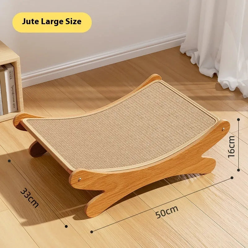 Jute style cat scratch board and cat nest cradle for cats 4.00 kg to 6.00 kg, Large or Extra Large size