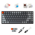 87-key mechanical keyboard with USB Bluetooth Type-C, green brown red shaft options, white light basic model