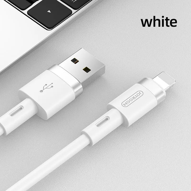 Straight head Type-C charging cable in multiple colours including black, purple, red, white, and yellow.