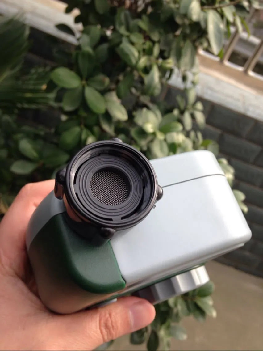 Green automatic LCD garden irrigation controller with dial, hose sprinkler water timer, 1 to 300 minute setting