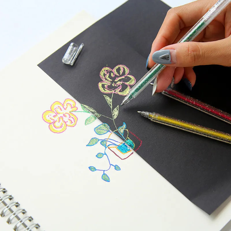 Shanzhi 623 ballpoint pen with colour-changing LED light in 16cm plastic body