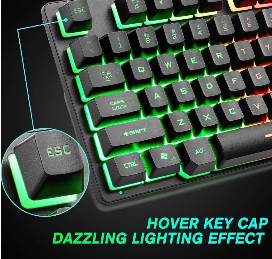 87-key mechanical gaming keyboard in black, wired USB, compact 36.5cm size