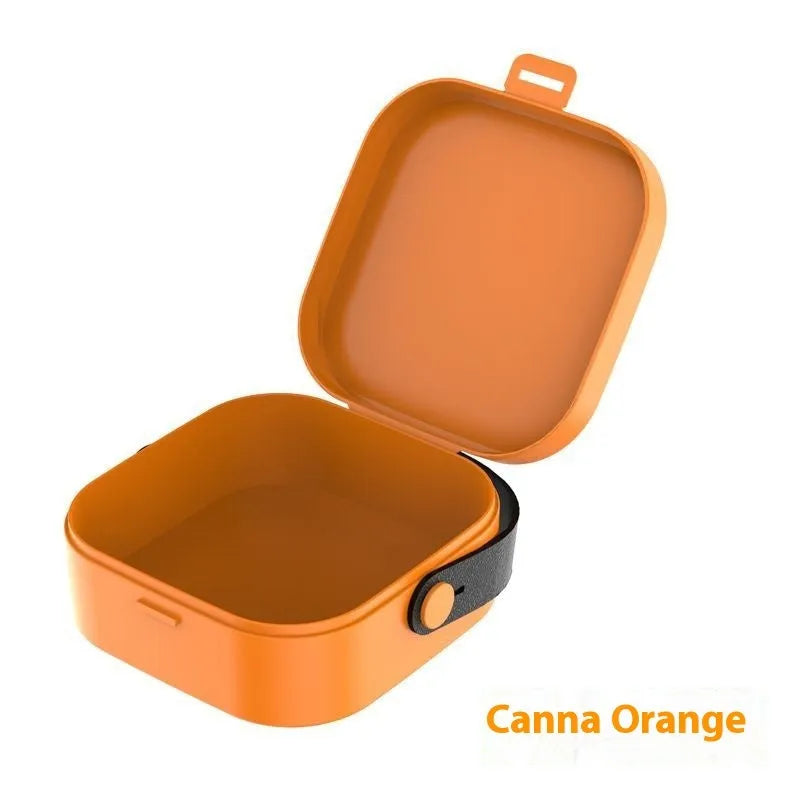 Medium polypropylene cable storage organiser box in five colour options