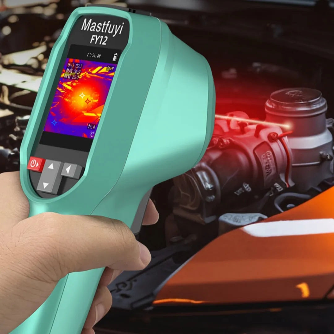Mastfuyi FY12 green infrared thermal imager with laser positioning and built-in 2500mAh battery and 4GB card