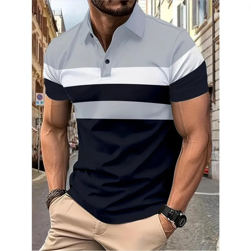 Men's breathable polyester sports jacket in sporty casual style, available in seven colours and sizes S to 5XL