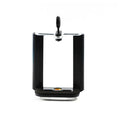 Black plastic U-clip car dashboard phone mount holder for universal smartphones.