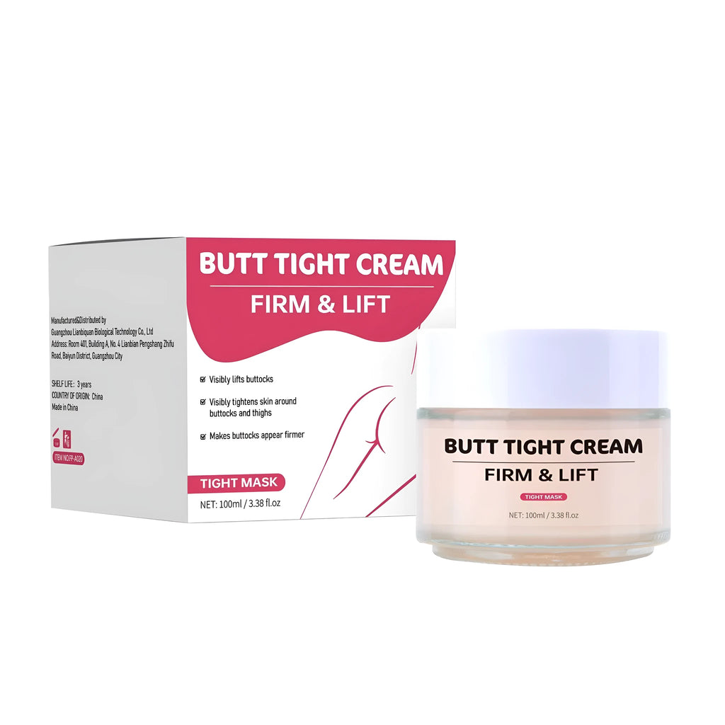 100ml jar of Hip Tightening Cream with nourishing and firming formula for body contouring