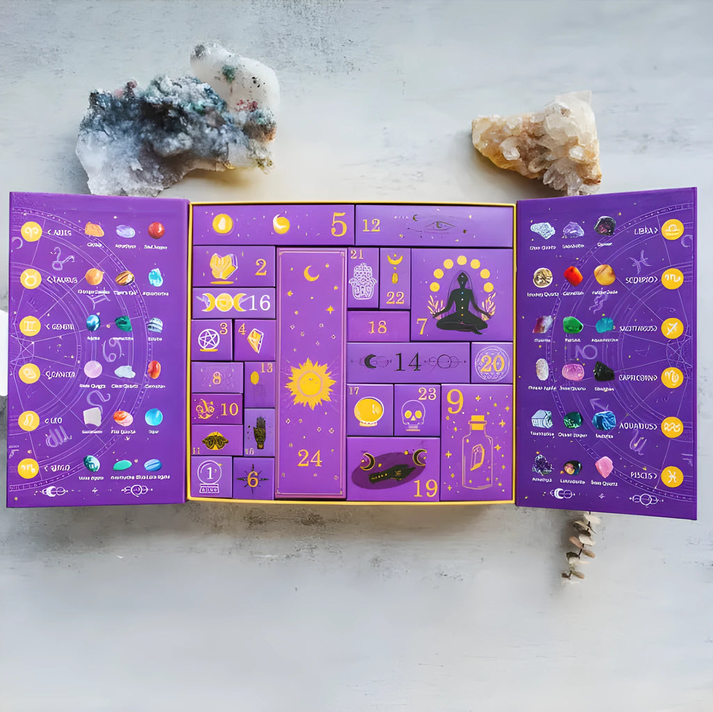 Large Halloween gift box paper countdown container for presents and decorations
