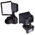 Neewer foldable diffuser mini softbox in black, 15x17cm, for LED light softening