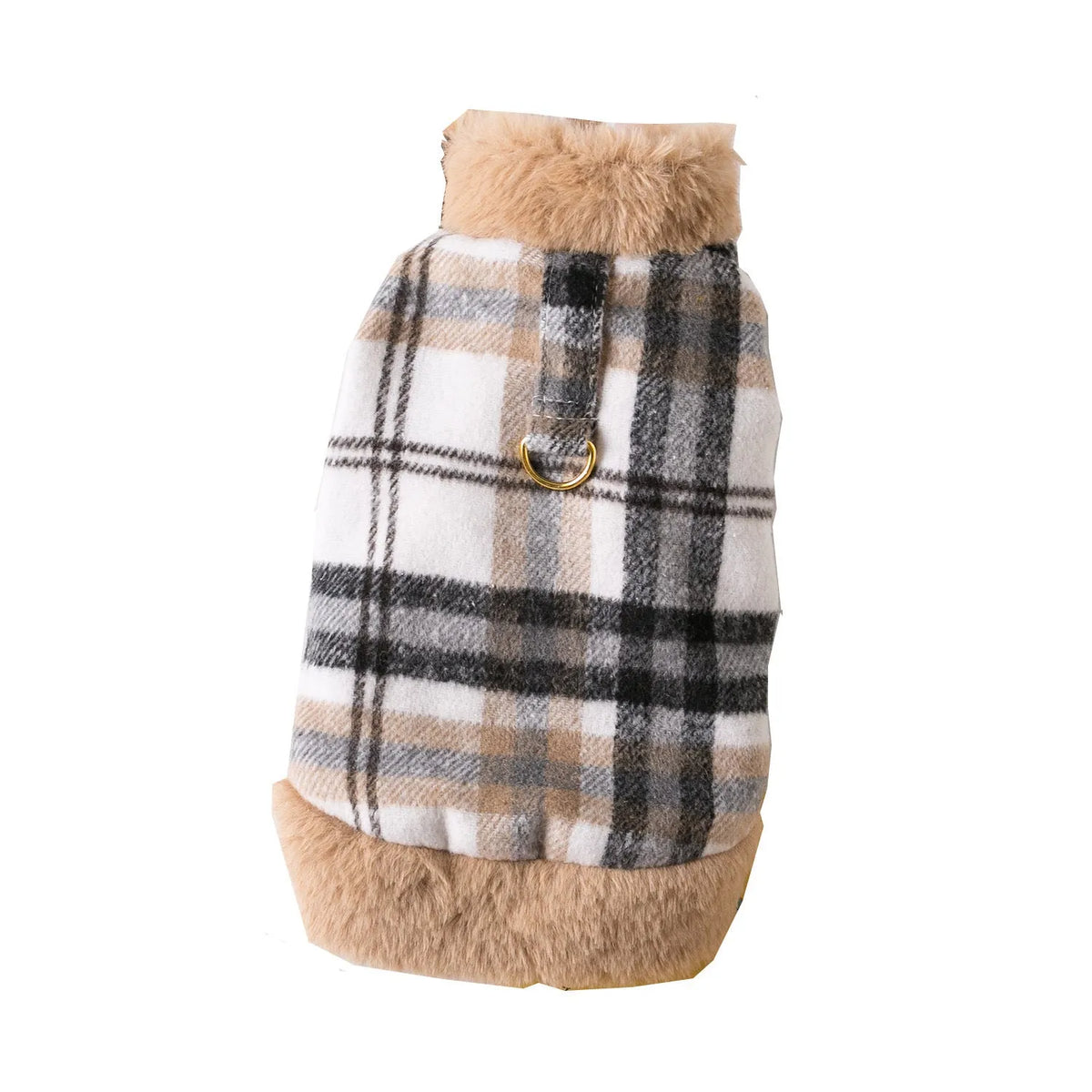 Thickened polyester autumn winter dog top in khaki and pink, sizes within XS-3 to within XL-13
