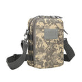 Molle crossbody bag in 800D Oxford, 25x17x10cm, with front and side MOLLE and two front sub-bags