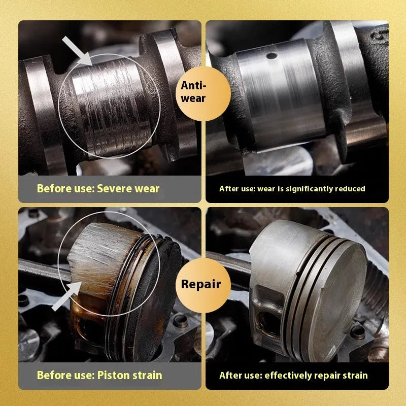 60ml engine oil additive with white cap for anti-wear protection in vehicle engines