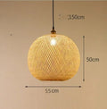 Pastoral style rustic hall chandelier ceiling light for Zen tea room or bedroom