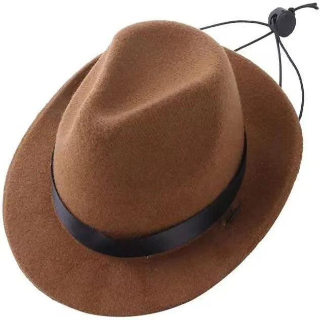 Mini woolen felt pet hat in four colours with 155cm diameter for holiday costumes