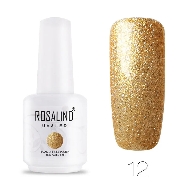 ROSALIND 15ml gel colour phototherapy glue bottle in selected hotting colour shade