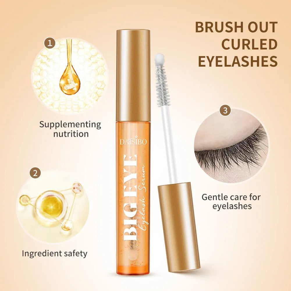 DS037 eyelash nutrient solution in 5ml bottle, thick curl long mild essence