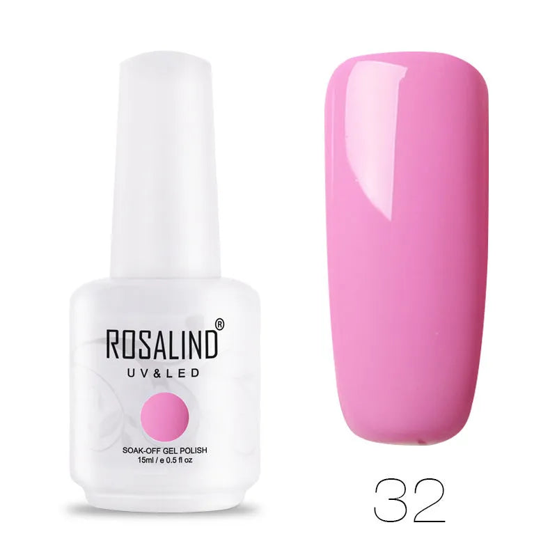 ROSALIND 15ml gel colour phototherapy glue bottle in selected hotting colour shade