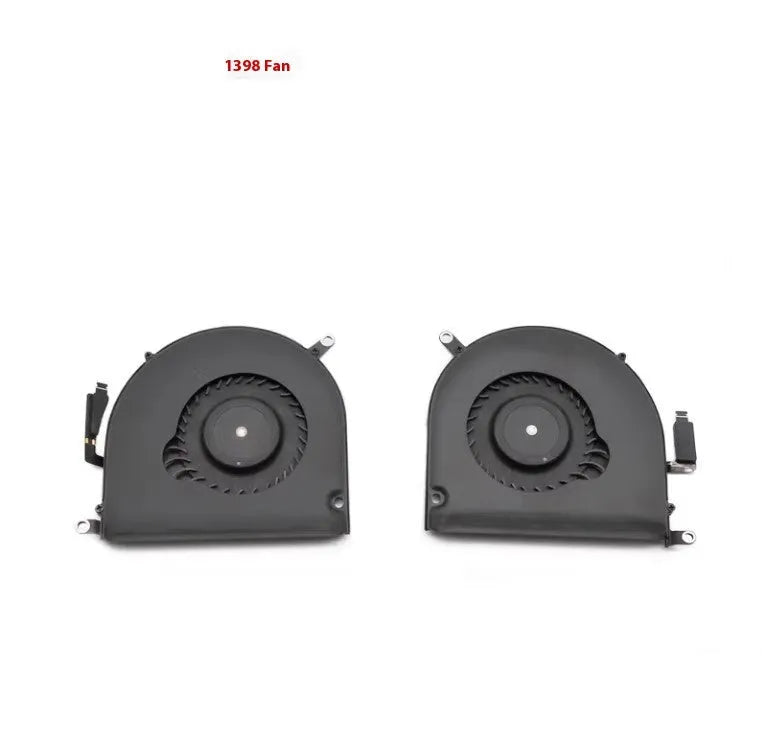 Replacement cooling fan for Apple MacBook A1398 laptop models.
