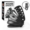 Six stackable kitchen gadgets with stainless steel and PP construction in modern simple design