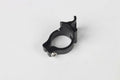 Black aluminium alloy vehicle clamp ring with 28.6mm diameter for heavy-duty mounting applications