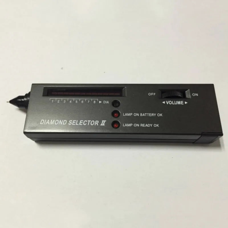 Black diamond thermal conductivity tester with metal probe for gemstone identification