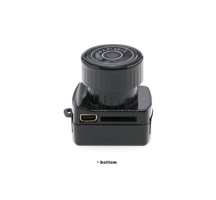 Outdoor sports small camera riding recording digital DV camera black ABS body with lanyard