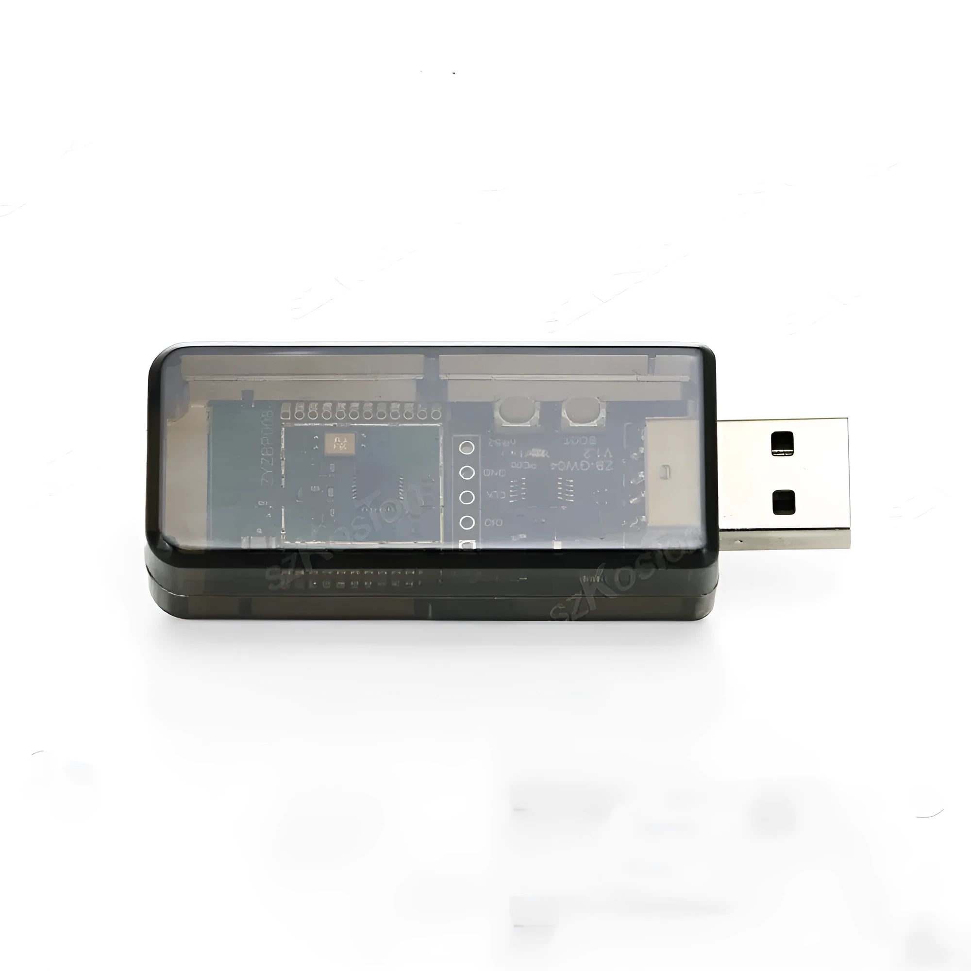 Silicon Labs EFR32MG21 Zigbee 3.0 USB dongle for Home Assistant smart home integration.