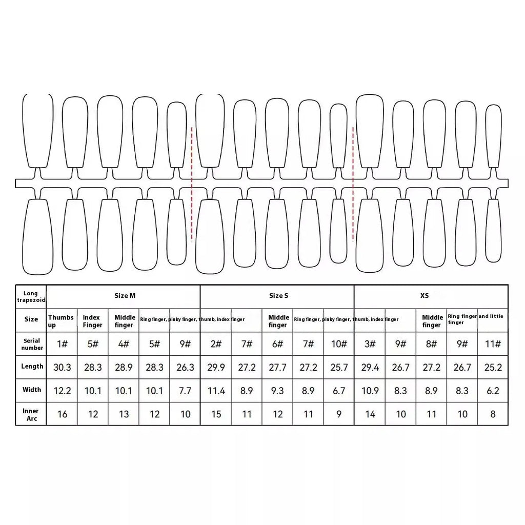 40 pieces ink dyed long ladder nail stickers with glossy seal layer butterfly design