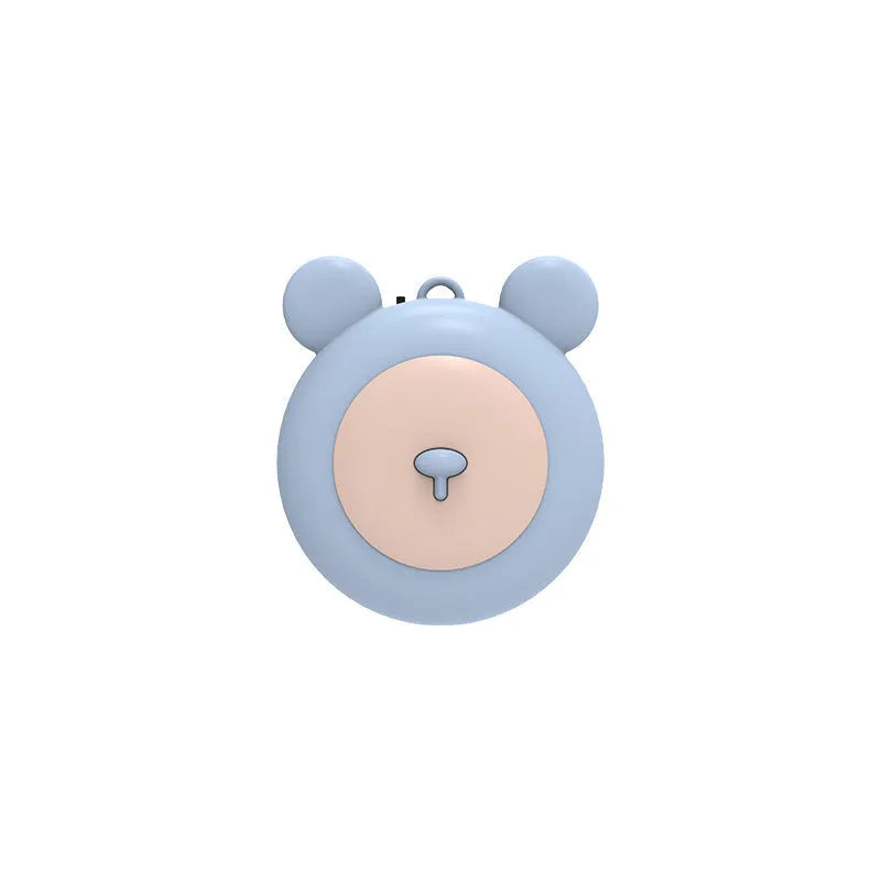 Household neck necklace small purifier in blue, brown or white with USB and vehicle power and button control.