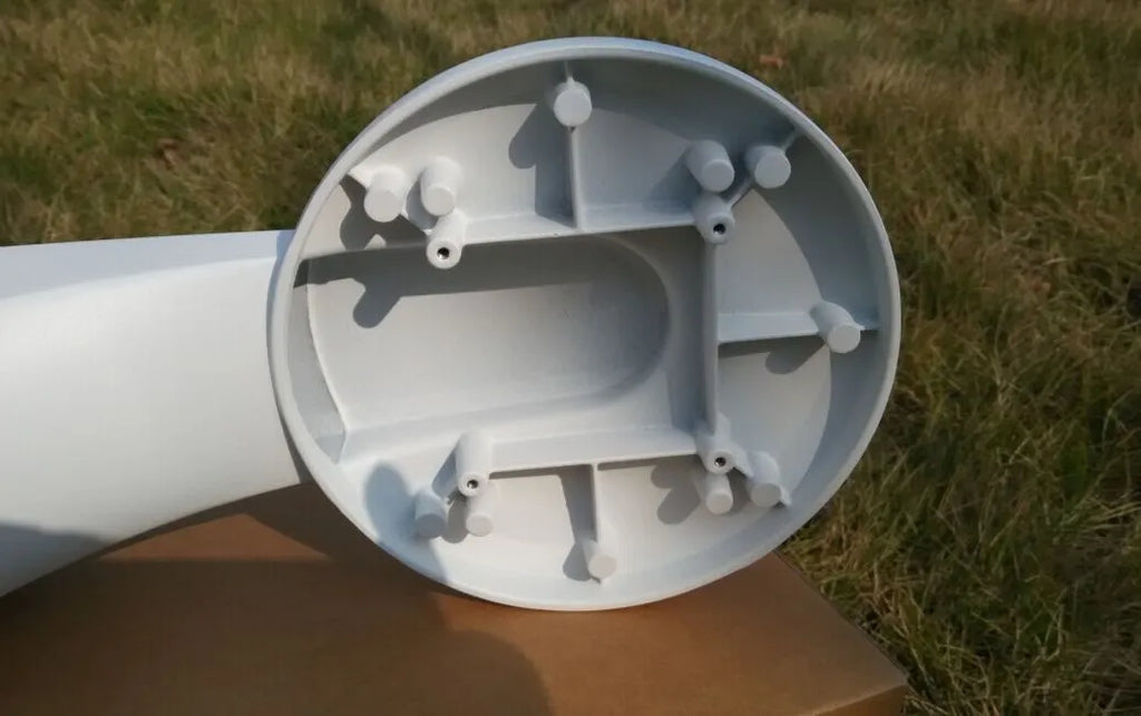 White dome camera wall mount bracket made of aluminium alloy and ABS