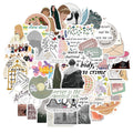 50 sheets of waterproof graffiti cartoon stickers in 4-6cm size for luggage and notebook decoration