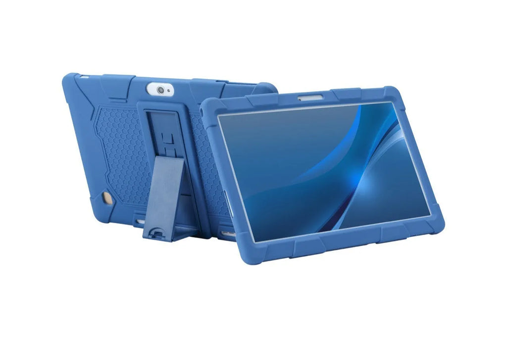 Little Overlord H10 Pro M20 silicone protective case for tablet with integrated kickstand in black colour
