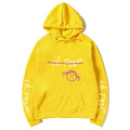 Lil Peep Love Winter hoodie in Beige, loose fit, hooded, printed Cry Baby design