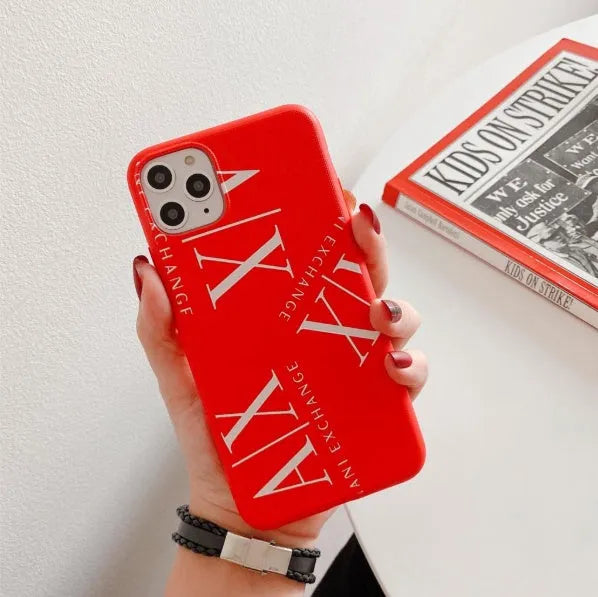 Silicone iPhone case for iPhone 11 Pro Max, 11 Pro, 11, XS Max, XR, XS, X, 8 Plus, 8, 7 Plus, 7 in black, white, or red
