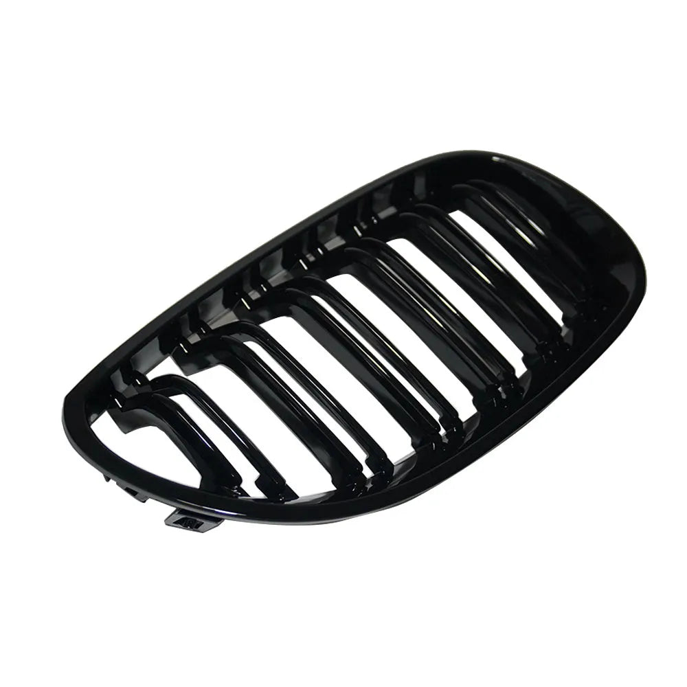 Set of two carbon fibre style ABS grilles for BMW 5-Series E60 E66 2004-2009 models