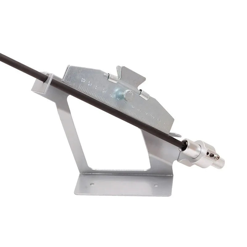 SPG Metal Stick Arrow Bonder fletching jig in stainless steel with blue and silver colour options