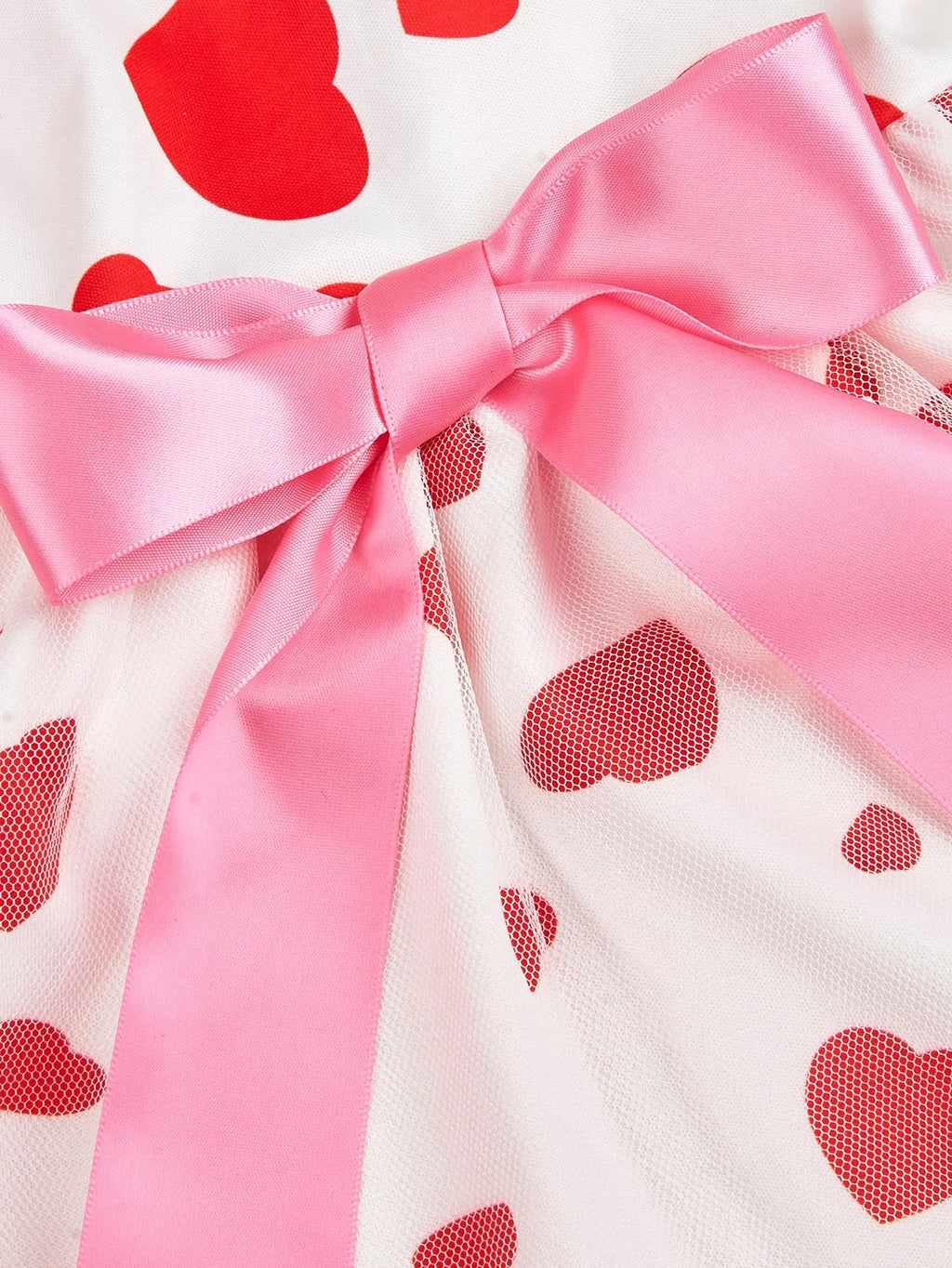 Pet dog cat Valentine's Day love full printed dress in polyester, black and white, sizes XS to 2XL