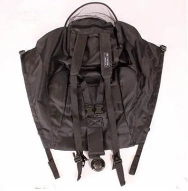 Baby stroller flat cushion accessory in black Oxford cloth fabric seat style