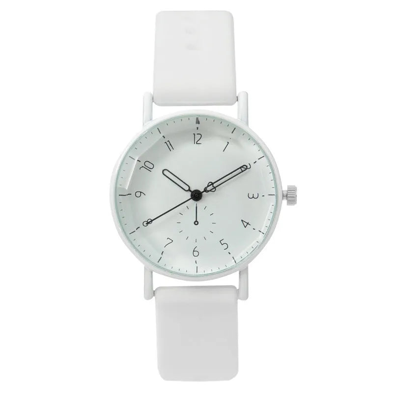 Women's digital silicone quartz watch with 33mm dial in mint green colour cartoon design